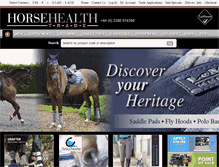 Tablet Screenshot of horsehealthtrade.co.uk